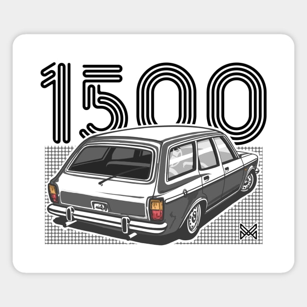 dodge 1500 chysler  vintage Magnet by monsalveautos